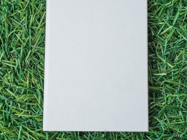 Battiscopa gres porcellanato bianco 60cm becco di civetta, formato 10x60 accessorio TopStock