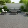 Gres porcellanato effetto pietra Ceppo Antracite 120x60 cm, spessore 2 cm, antiscivolo R11 per esterni