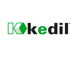 Logo Kedil: scritta nera con K stilizzata e
