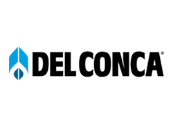 Logo Ceramica Del Conca: marchio blu e nero